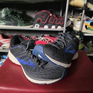 🔥 Brooks Ravenna 9 Black Blue Athletic Men's Size 11 Shoes Sneakers